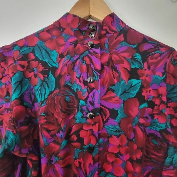 All That Jazz California Vintage Floral Dress - Picture 9 of 14